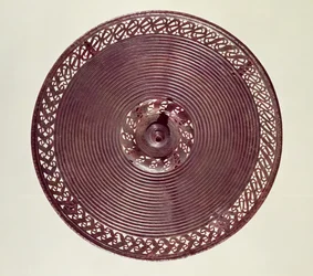 Chariot Wheel Decoration with Openwork Border, from Saint-Jean-sur-Tourbe, Marne